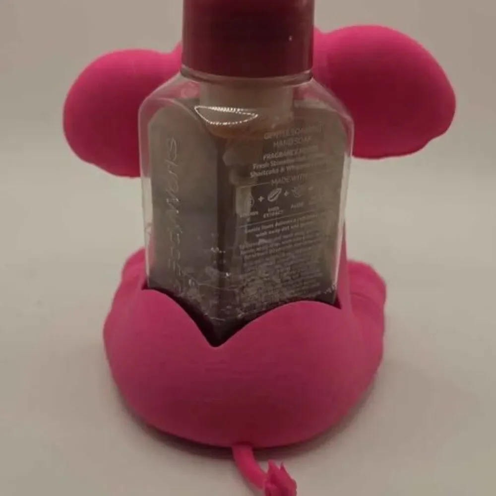 Cute 3D Printed Pink Elephant Soap Dispenser Holder it’s compatible with Bath &